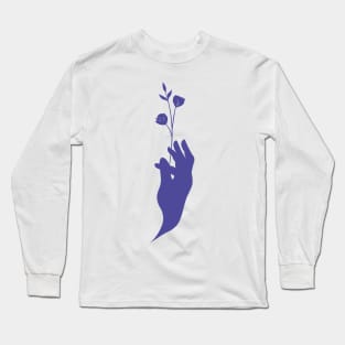 Hand and flowers Long Sleeve T-Shirt
